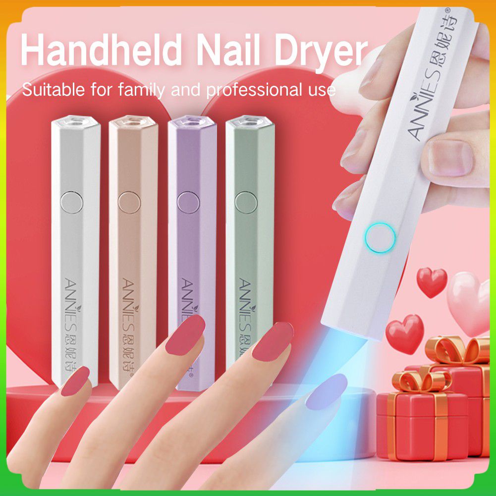 Ennisi Máy Làm Khô Sơn Móng Tay Bằng Tia uv mini Kèm Sạc USB Tiện Dụng