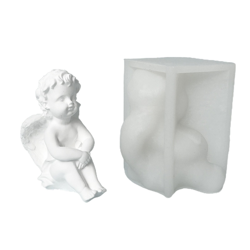 Khuôn Silicone Làm Nến 3D Hình Trụ Có Thể Tái Sử Dụng