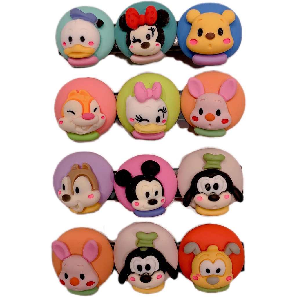 Kẹp Tóc Hình Nhân Vật Hoạt Hình Disney Đáng Yêu