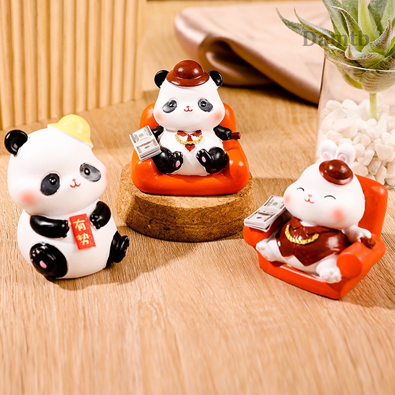 Phụ Kiện Trang Trí Bánh Kem Hình Thỏ Năm Mới 2023 Bằng Nhựa Resin