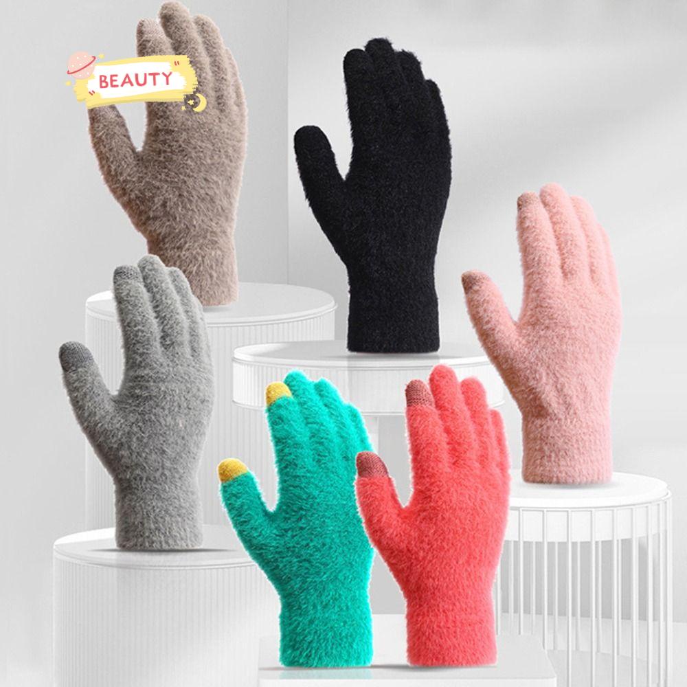 Găng Tay Giả Lông Chồn Dày Dặn Dành Cho Nam Và Nữ