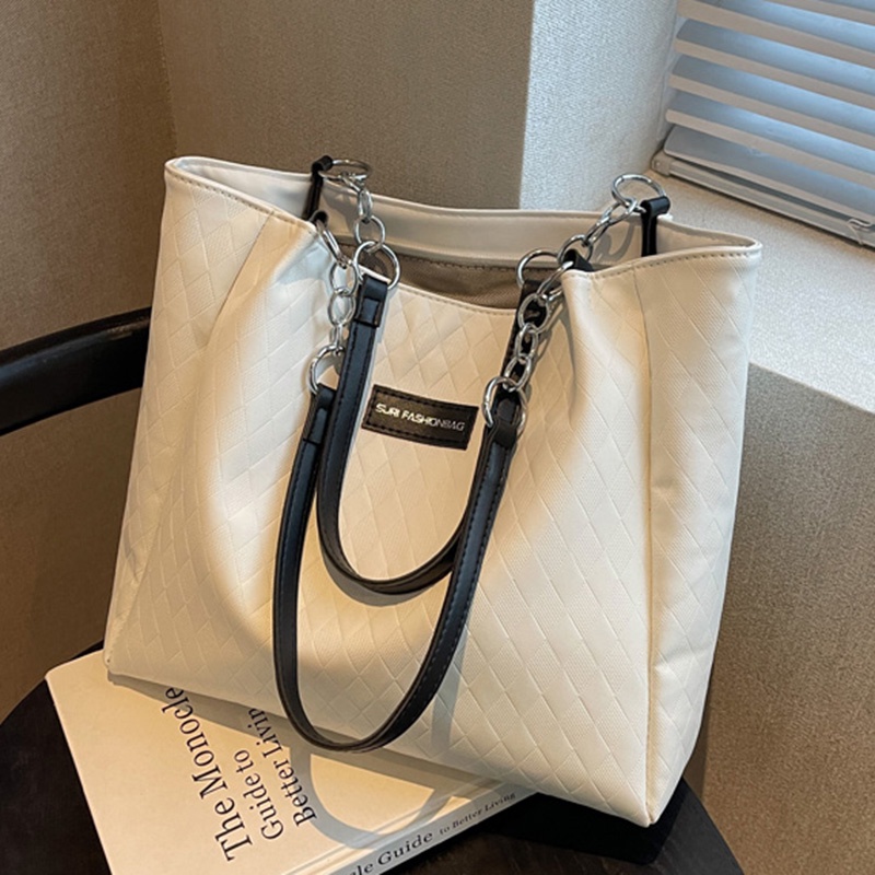 Túi Xách Da Mềm Đính Kim Cương Sức Chứa Lớn Đa Năng Cho Nữ