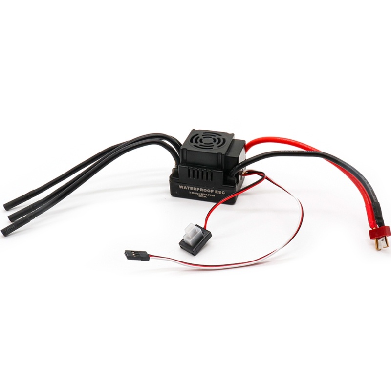 Bộ Điều Khiển Tốc Độ Động Cơ Điện Không Chổi Than 60A 80A 120A ESC Cho Xe Hơi Điều Khiển Từ Xa 1 10