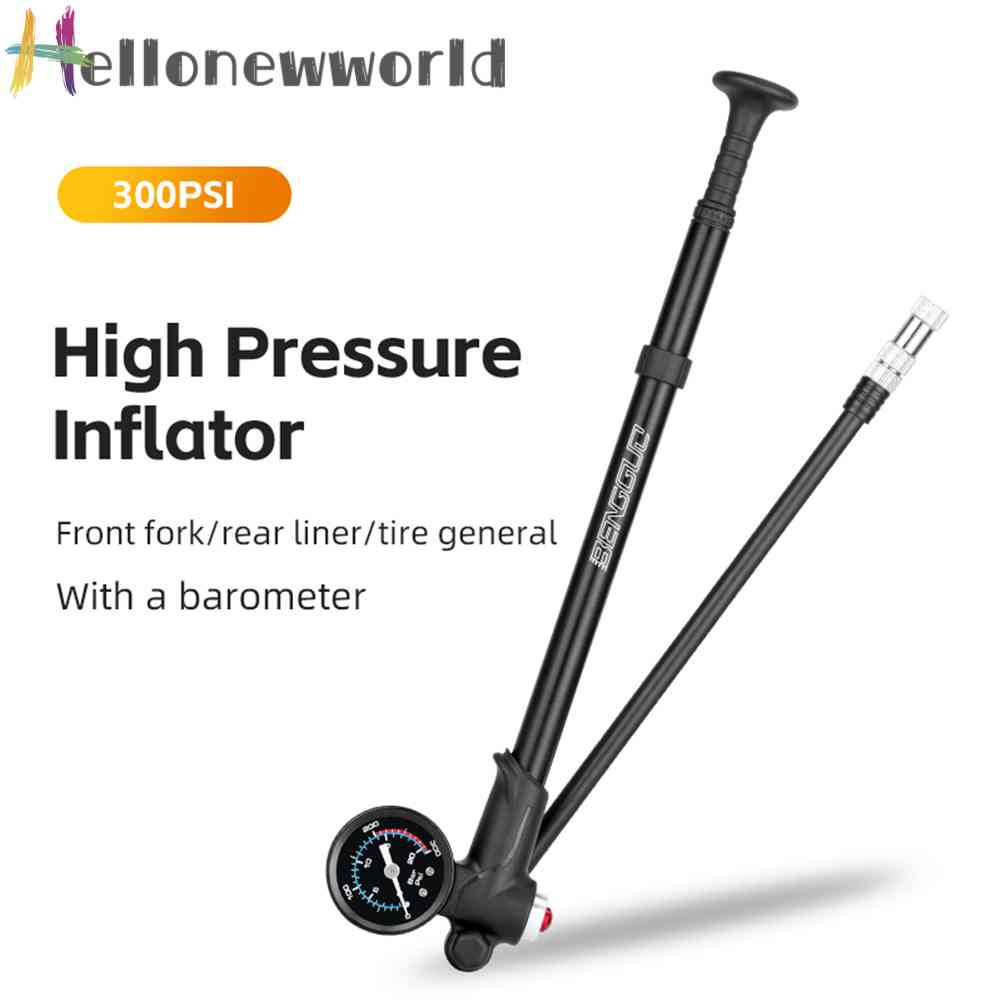 Bơm Xe Đạp Áp Suất Cao 300psi Bằng Hợp Kim Nhôm