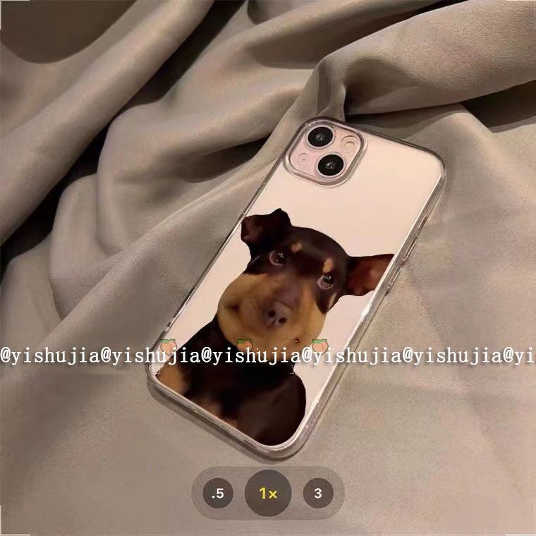 ✅Ốp Điện Thoại Silicon Mềm Màu Trong Suốt Hình Chú Cún NGX7 Cho iPhone 14 / 13promax 12 11 xs / xr 8Pin