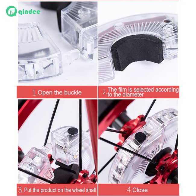 Đèn Led A13 Gắn Bánh Xe Đạp Cân Bằng Rung Thông Minh Chống Nước