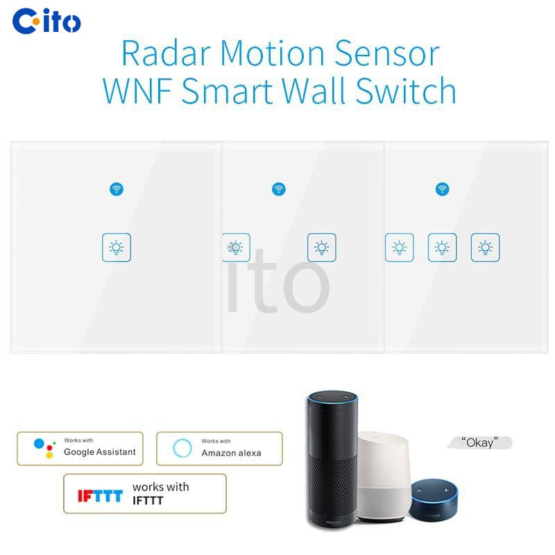 Công Tắc Gắn Tường Thông Minh WiFi EWeLink 1 2 3 Gang Điều Khiển Bằng Giọng Nói Tmall Genie Xiaodu Xiaoai Công Tắc Thông Minh Điều Khiển Từ Xa Hỗ Trợ Alexa Google Home [Ito]