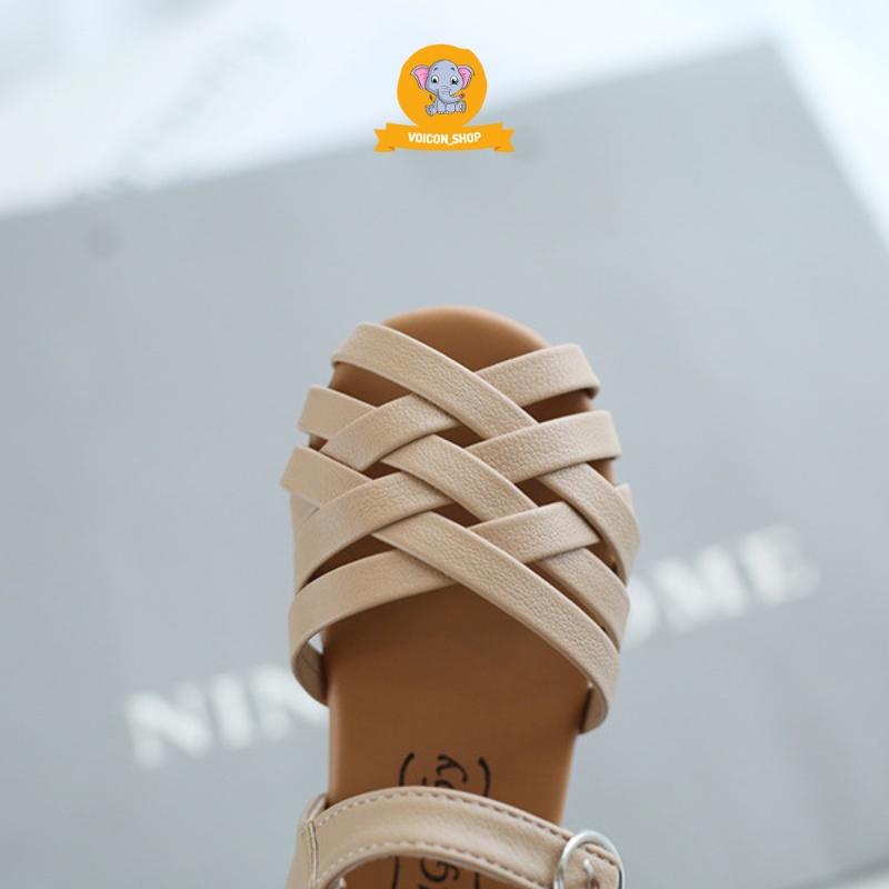 Dép Quai Hậu Cho Bé Gái,  Xăng Đan Đế Mềm Chống Trơn Trượt Thoáng Chân Cho Bé | V285