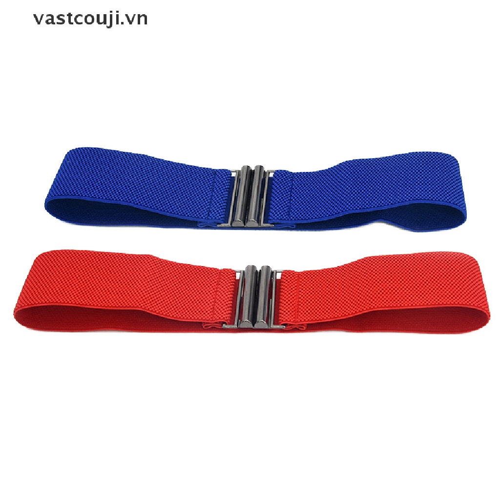 Thắt Lưng Co Giãn Bản Rộng Có Khóa Cài Thời Trang Cho Nữ