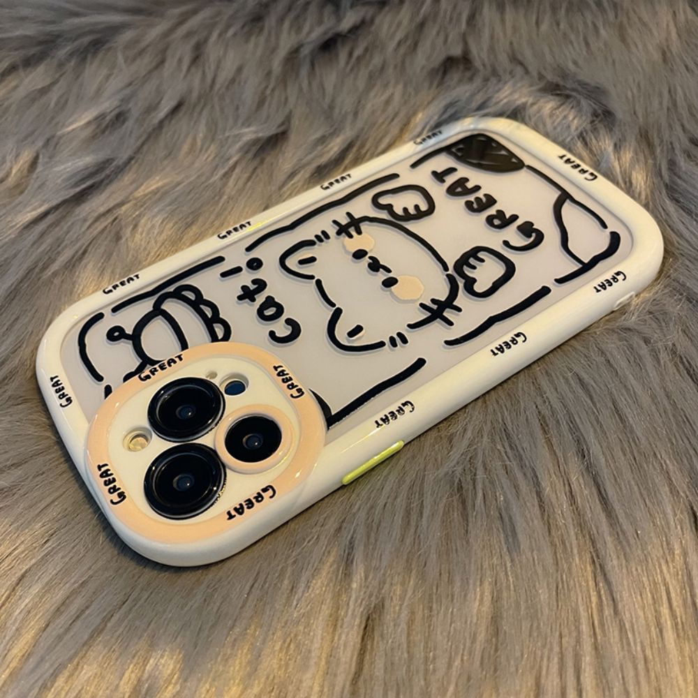 Ốp Điện Thoại TPU Mềm Trong Suốt Chống Sốc In Hình Chú Cún Cho IPhone 11 12 13 14 Pro Max