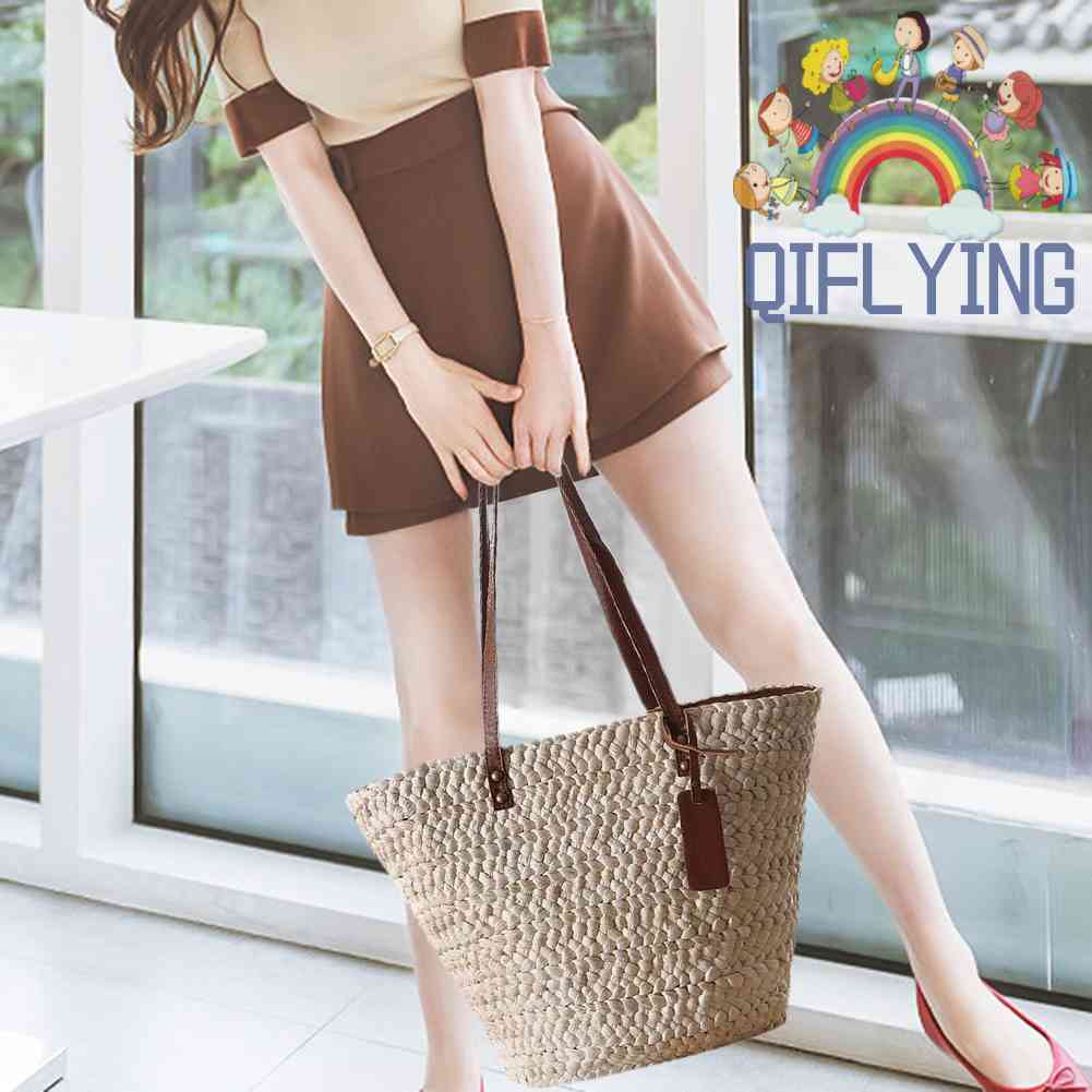 Túi Xách Đan Lát Thời Trang Nữ Tính