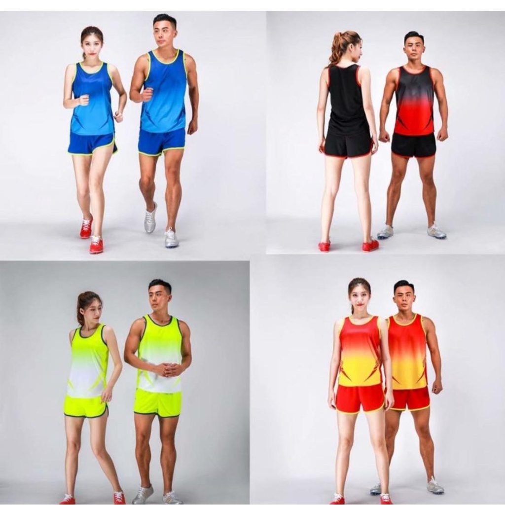 Bộ Quần Áo Chạy Bộ Thoáng Khí Thoải Mái Phong Cách Đường Phố Và Sân Khách Cho Nam Và Nữ