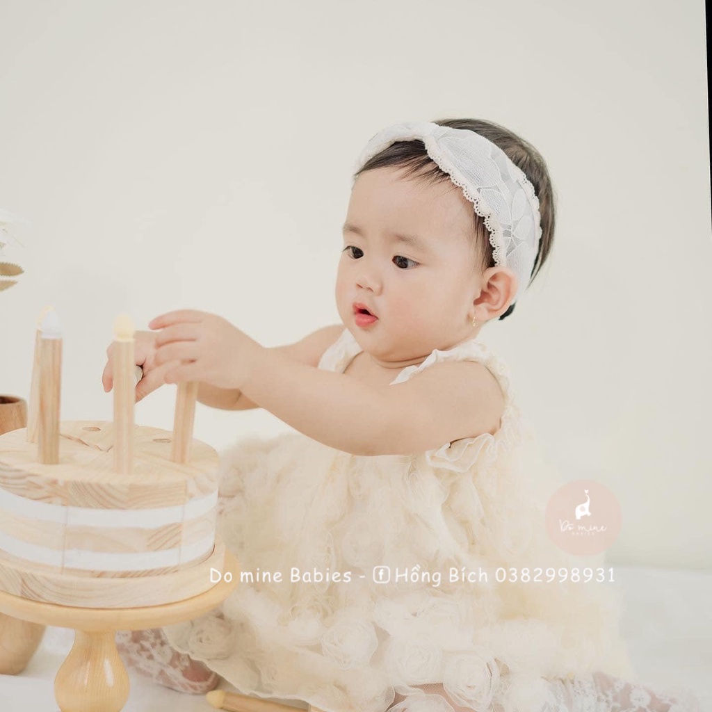 Váy công chúa váy tiểu thư bé gái hai dây cực phẩm dự tiệc thôi nôi hàng thiết kế hàn quốc cho bé từ 6-36 tháng