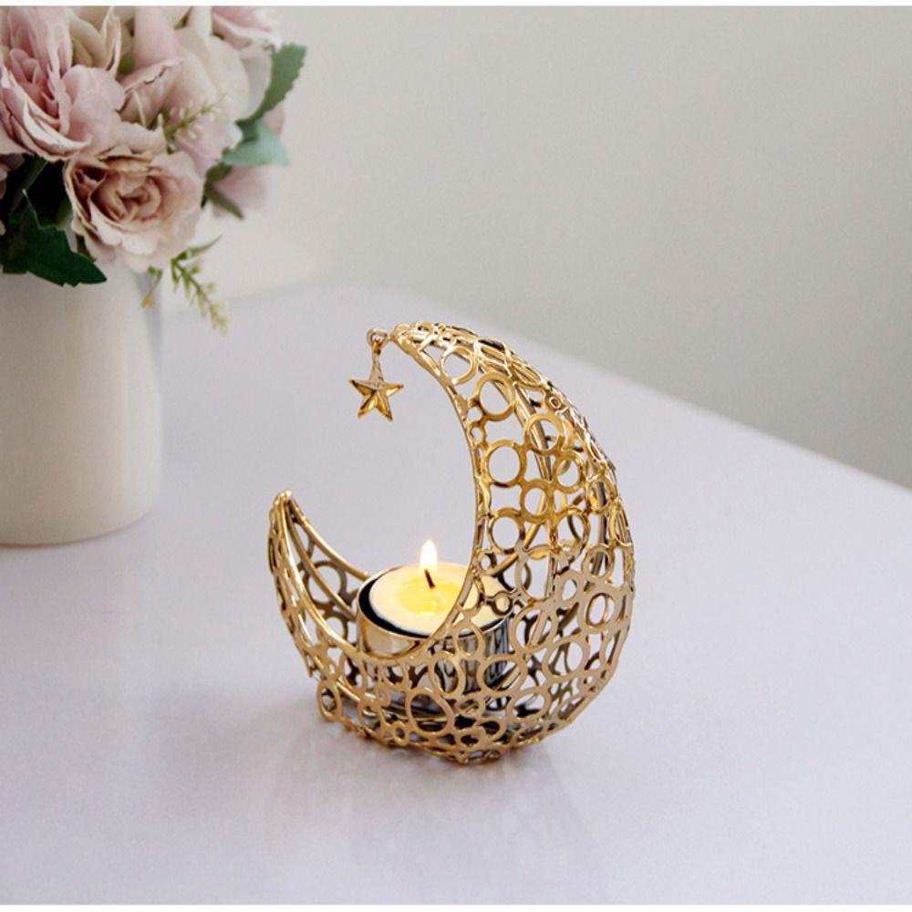 Giá Đỡ Đèn Cầy TAYLOR1 Để Bàn Trang Trí Phòng Khách Phong Cách Hồi Giáo