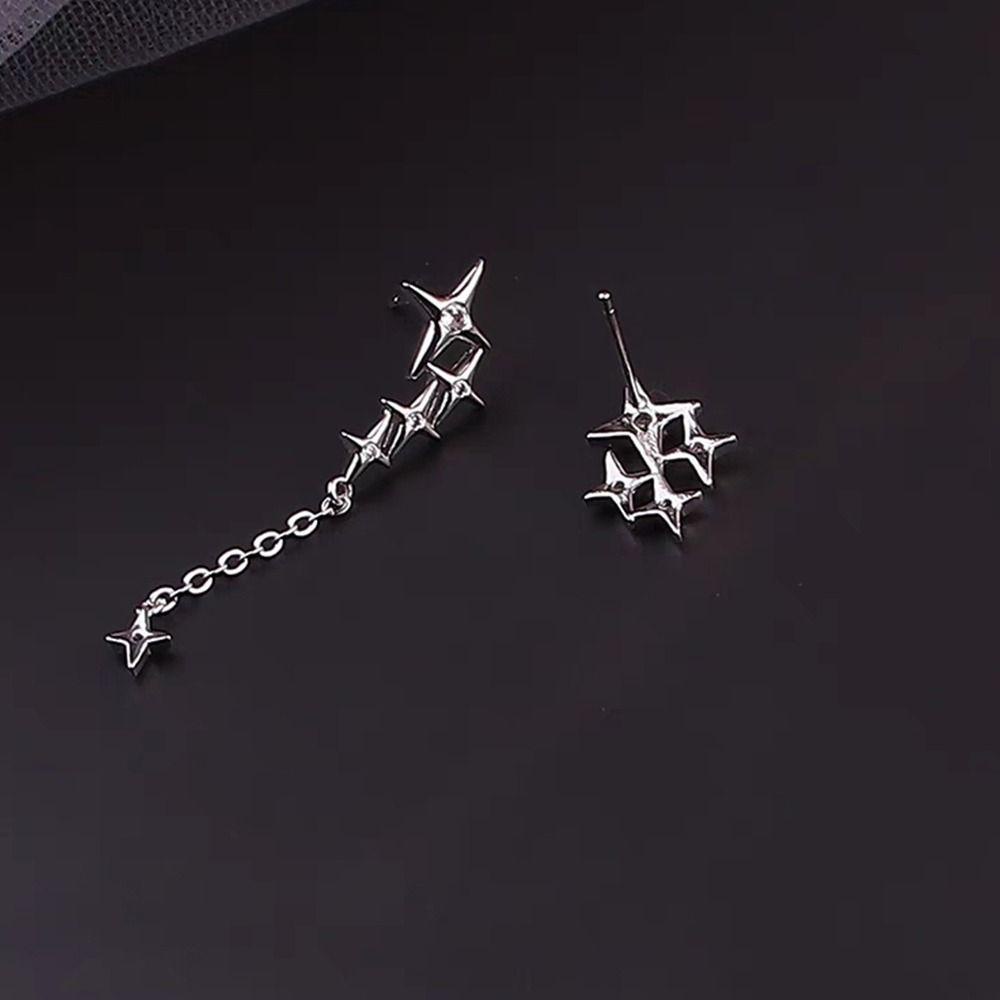 Khuyên Tai Hình Ngôi Sao Năm Cánh Bằng Đồng Phong Cách Hàn Quốc Cho Nữ