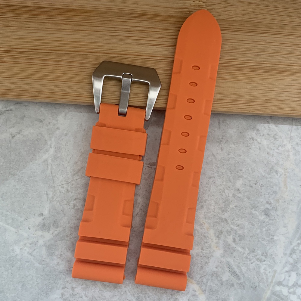 PANERAI Dây Đeo Đồng Hồ Bằng Cao Su Silicone Mềm 24mm 22mm PAM 441 359 Cho Nam