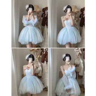 (Hàng Có Sẵn) [Hàng Có Sẵn] Đầm Công Chúa Disney Thắt Nơ