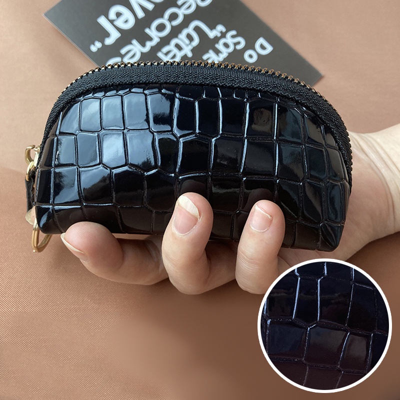 Ví Đựng Tiền Xu Mini Bằng Da PU Có Khóa Kéo Thời Trang Cho Nữ