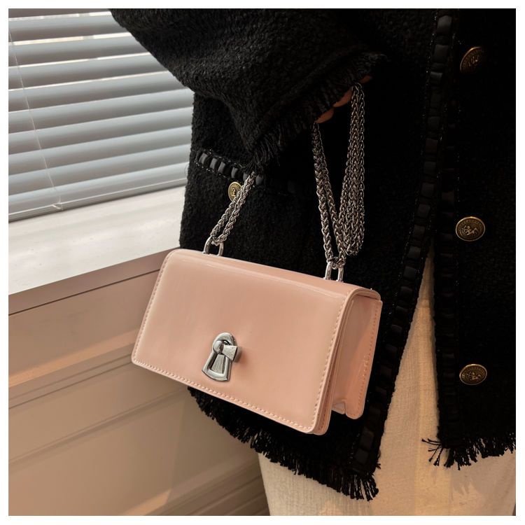 Túi kẹp nách dây xích trơn túi đeo vai dây xích đi học đi làm