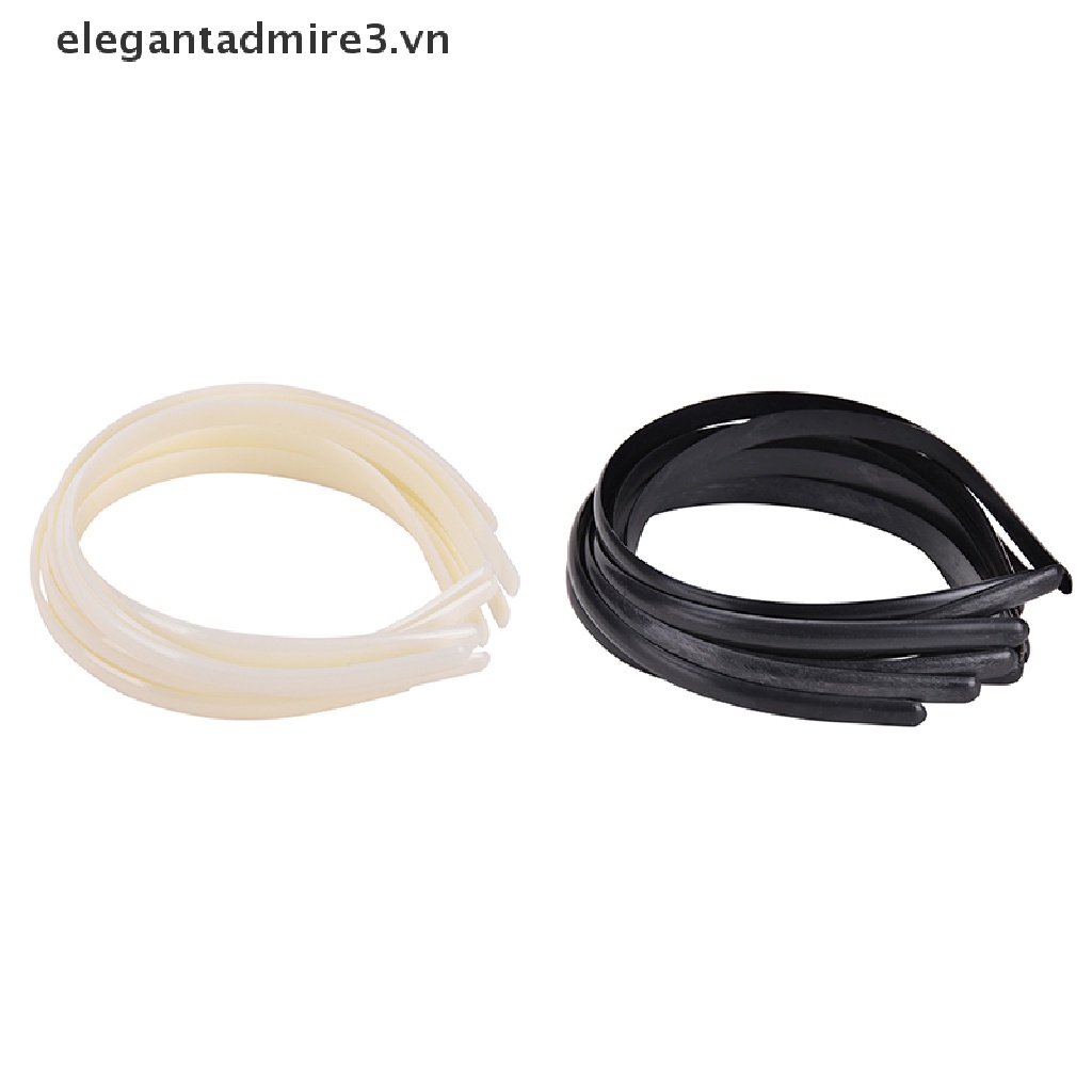 Set 10 Băng Đô Cài Tóc Nhựa 2 Màu Tùy Chọn DIY Dành Cho Trẻ Em