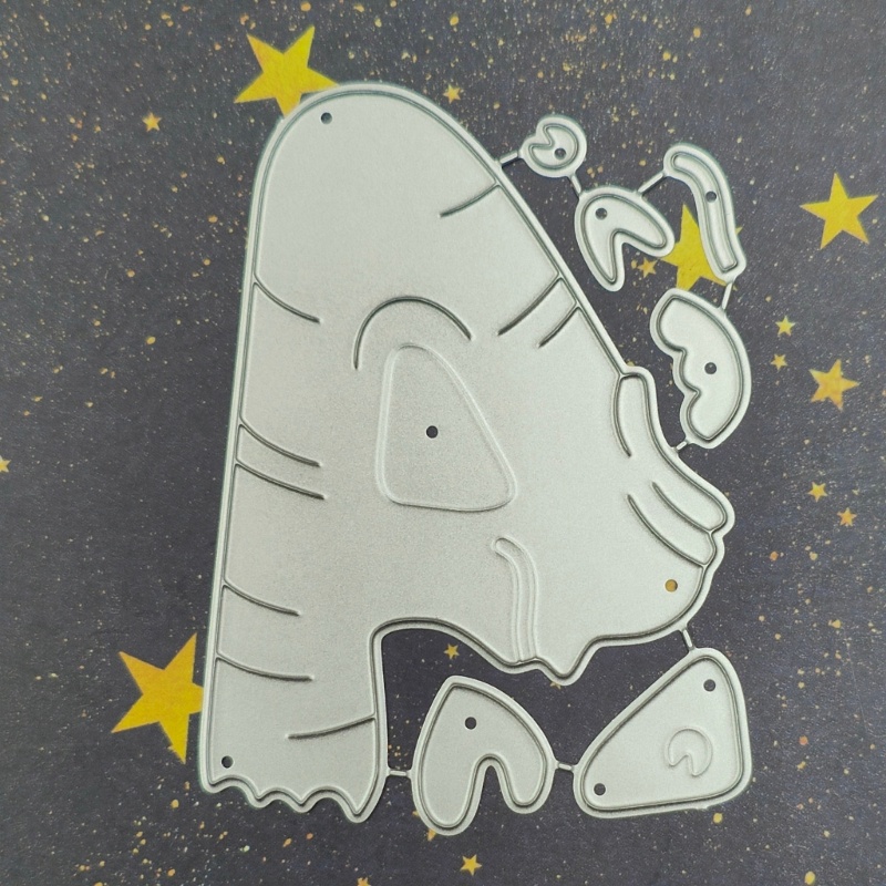 Khuôn Cắt Giấy Kim Loại Trang Trí Hình Động Vật Ngộ Nghĩnh