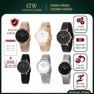[ Đồng hồ nữ DanielWelington Classic Petite Dây Mesh 28-32-36mm - DANIEL STORE OFFICIAL  ]