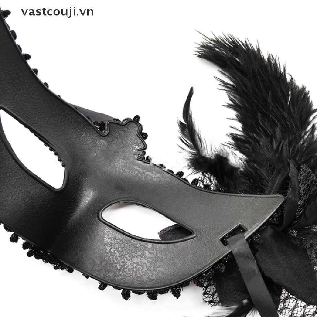 Mặt Nạ Lông Vũ Hóa Trang Công Chúa VASTJI Masquerade Gợi Cảm Nhiều Màu Sắc
