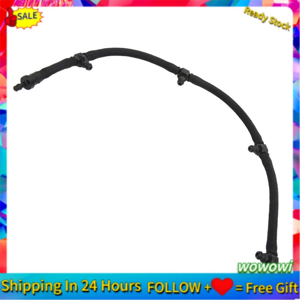 Wowowi WE011349Y Fuel Injector Return Line Original Standard Diesel Injector Return Hose Metal Long Durability Black for Car Replacement for Mazda BT-50 UN