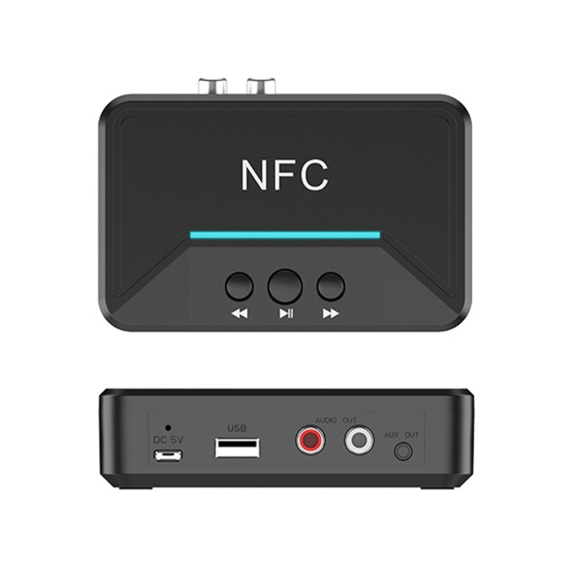 Thiết Bị Nhận Tín Hiệu Bluetooth 5.0 Không Dây NFC 3.5 RCA HIFI