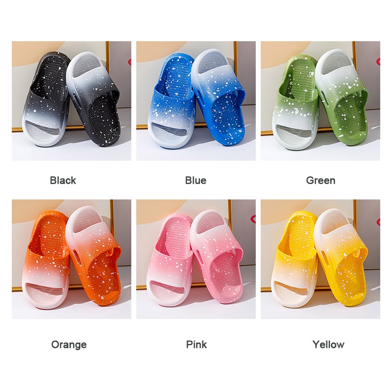 WO·WO Dép Đi Trong Nhà Đế Mềm Thoải Mái Màu Gradient Cho Bé