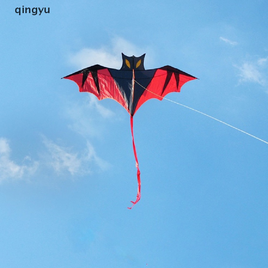 Qingyu Diều Thể Thao Ngoài Trời Hình Dơi Ma Cà Rồng Màu Đỏ Dễ Bay Làm Quà Tặng Tuyệt Vời