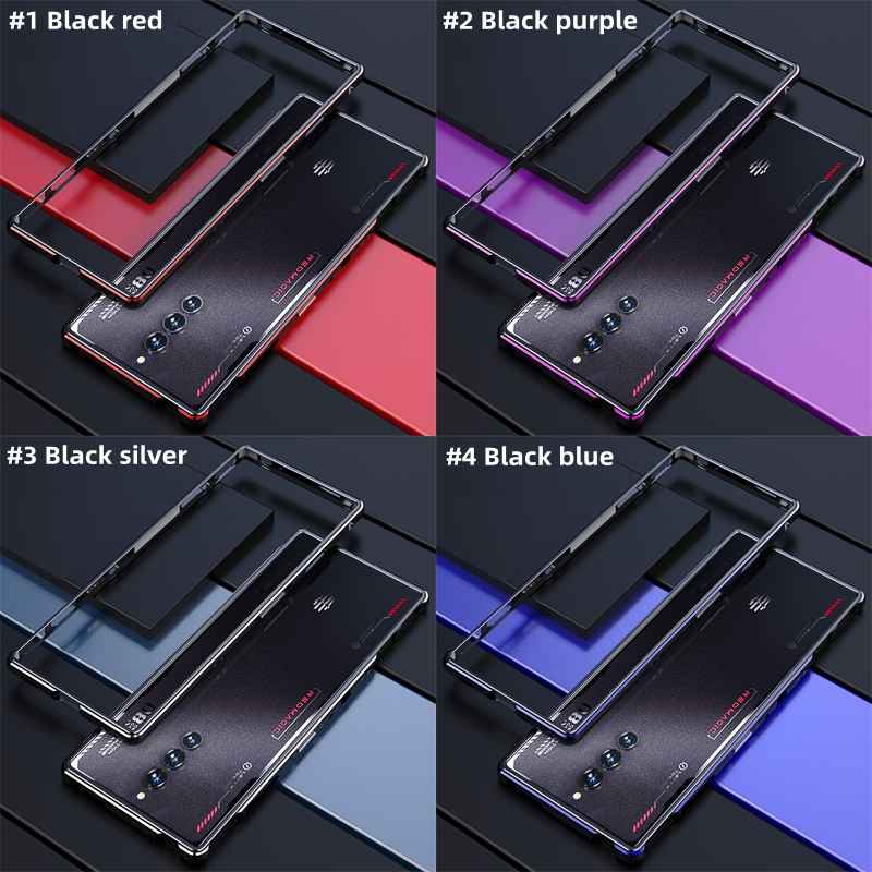 Ốp Điện Thoại Kim Loại Bo Viền redmagic8 8 pro 100% Cho Nubia Red Magic 8 7 7S 6 6S 5 5S 5G 3 pro +