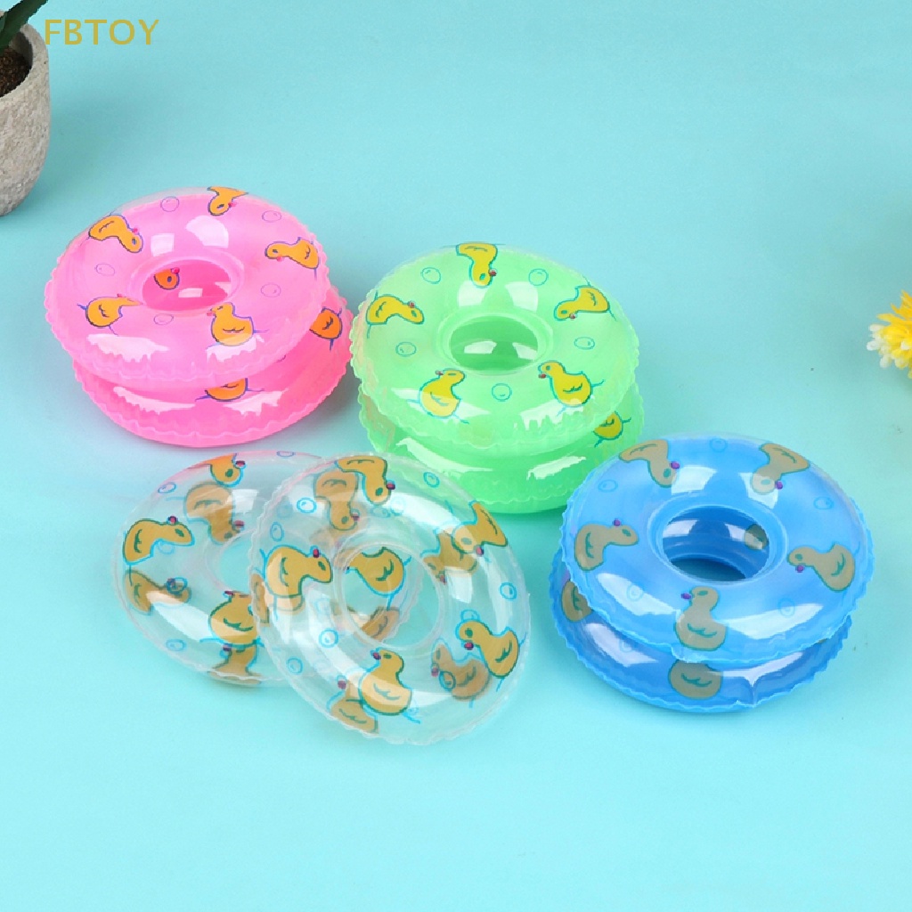Set 2 Phao Bơi Trang Trí Hình Chú Vịt Dễ Thương