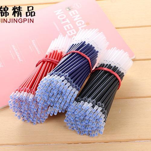 Set 50 ngòi bút gel13 cm dùng cho bút nắp cài, đầu ngòi kim resun với 3 màu mực chính