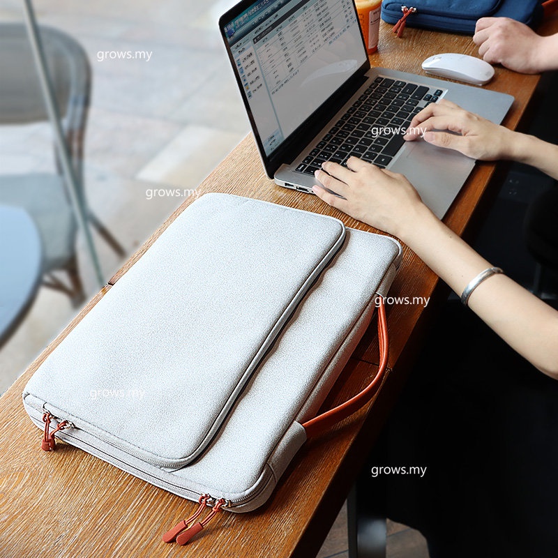 Túi Đựng Laptop 13 / 14 / 15 inch Có Khóa Kéo Cho Macbook Air 2023 13.3 M2