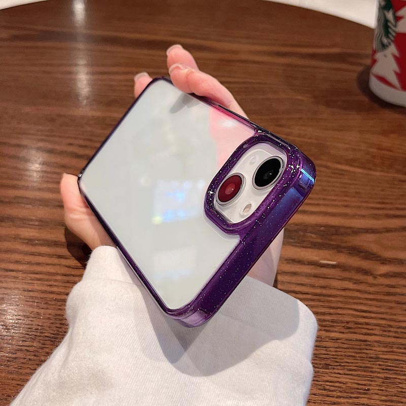 Ốp Điện Thoại TPU Mềm Đính Sequin Lấp Lánh Chống Trượt Cho IPhone 14 13 12 Pro Max