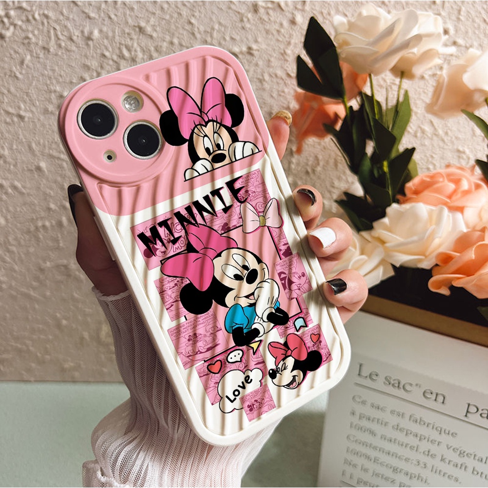 Ốp Điện Thoại TPU Mềm Chống Sốc Hình Disney mickey Minnie Cho IPhone 13 14 12 11 PRO Max Xs Max XR 7 8 Plus