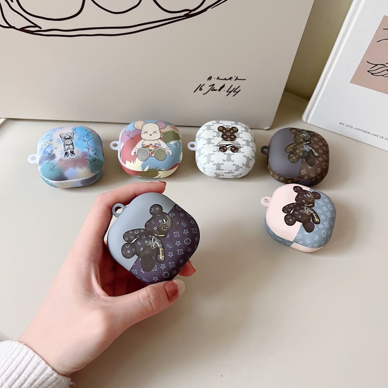 Vỏ Bảo Vệ Hộp Sạc Tai Nghe Không Dây samsung galaxy buds pro & buds2 pro Chống Sốc Hình Chú Gấu