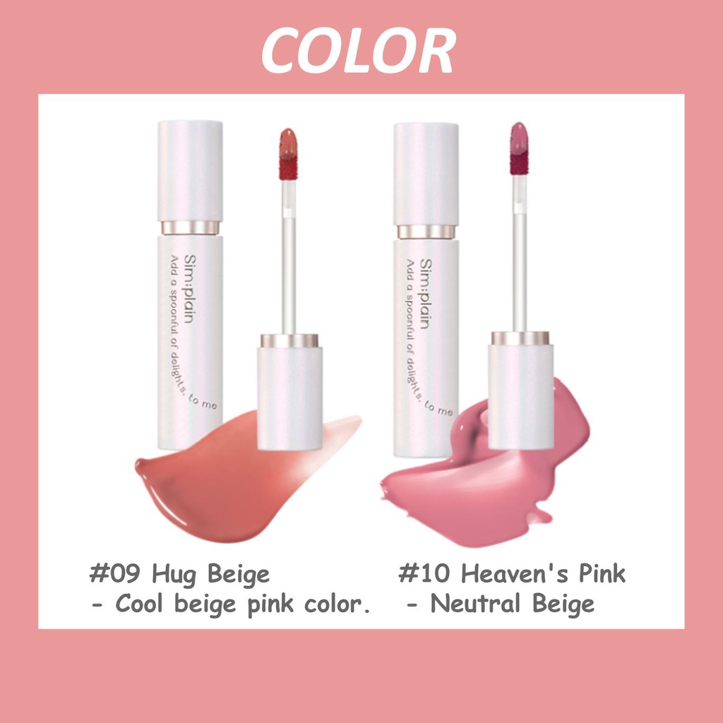 Peripera Mới Son Tint Màu Nước Đơn Giản 4.3g #Bảng Phấn Mắt 10 Màu Với 10 Màu Lựa Chọn Độc Đáo