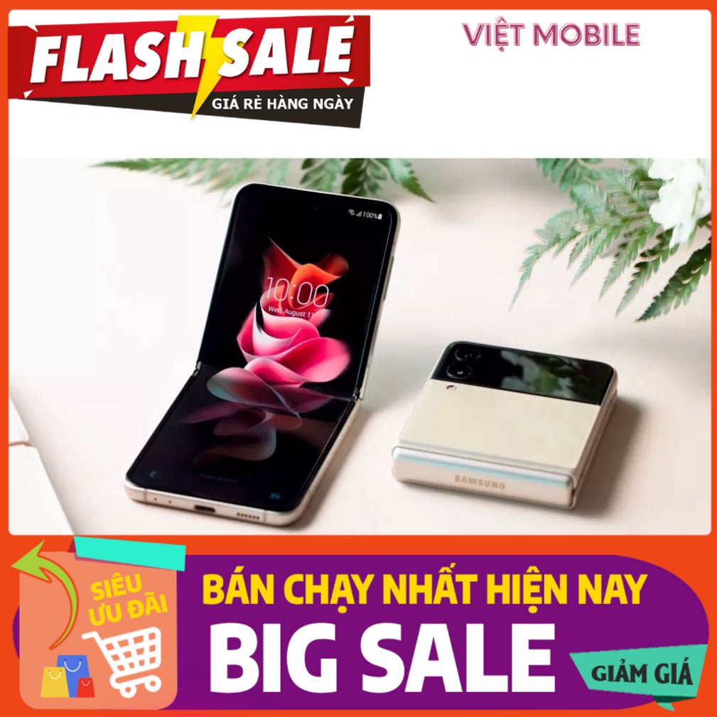 Điện thoại Samsung Galaxy Z Flip3 5G 128GB đập hộp mới 100% bh 12 tháng trên toàn quốc
