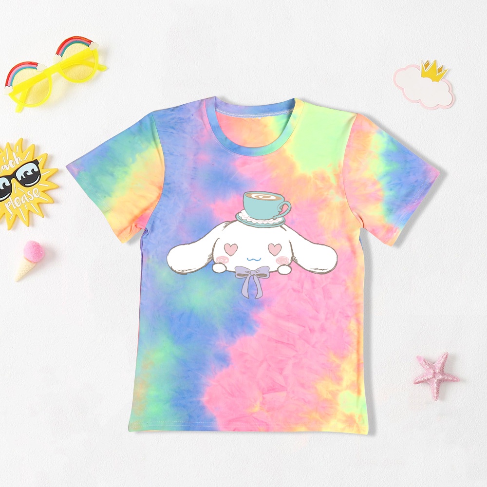 Cinnamoroll Áo Thun In Họa Tiết Hoạt Hình Sáng Tạo Thời Trang Cho Bé