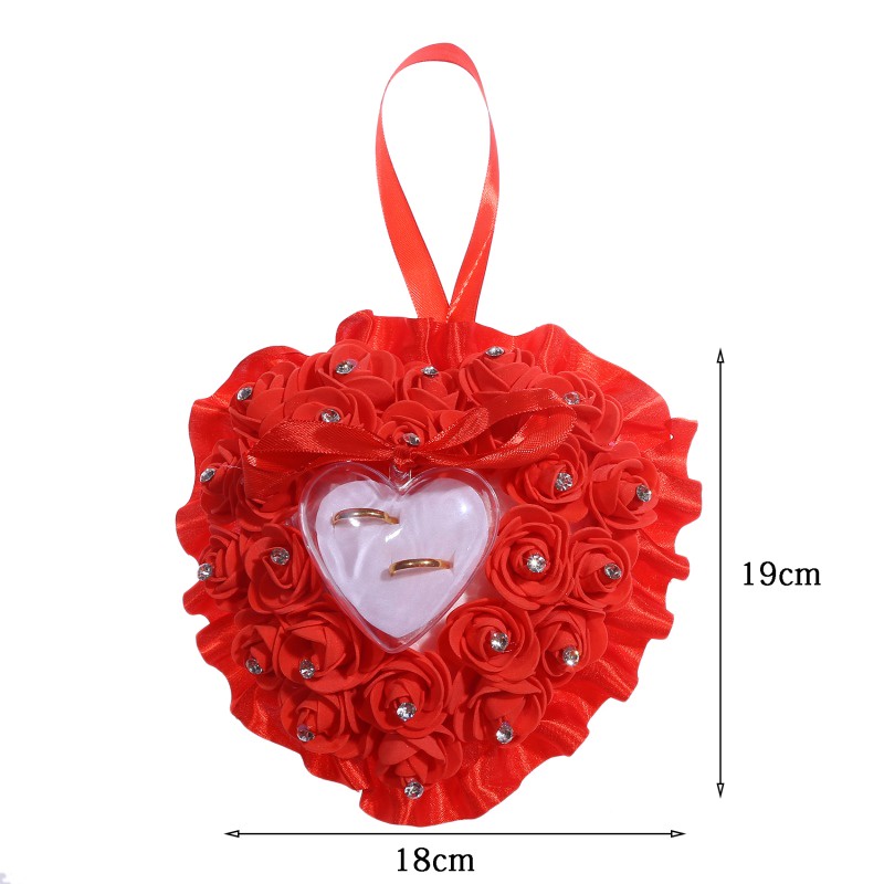Hộp Đựng Nhẫn Cưới Hình Trái Tim