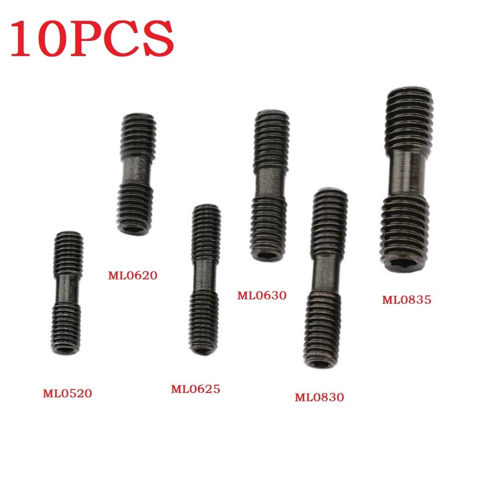 Set 10 Ốc Vít Hai Đầu ML0520 ML0620 ML0625 Dành Cho Máy Tiện CNC Giá Đỡ