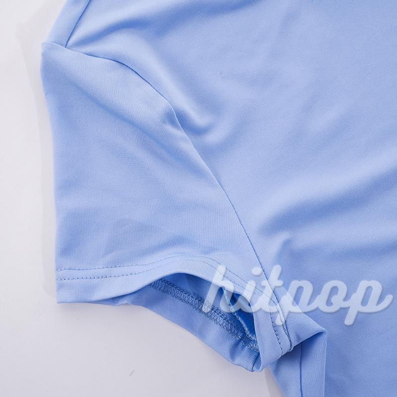 Set Áo Croptop Tay Ngắn Màu Sắc Trơn Phối Chân Váy Dài Thời Trang Xinh Xắn Cho Nữ