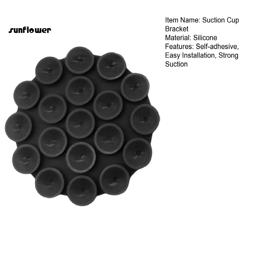 Giá Đỡ Điện Thoại Silicon 19 Hạt Có Giác Hút Tiện Dụng Cho Xe Hơi / Văn Phòng