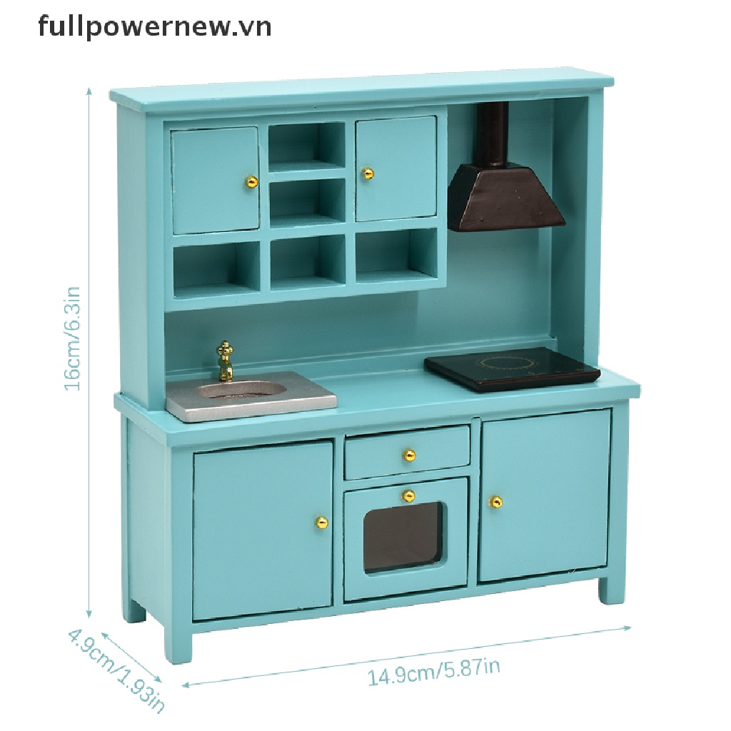 Mô Hình Tủ Bếp Mini Tỉ Lệ 1: 12 Trang Trí Nhà Búp Bê