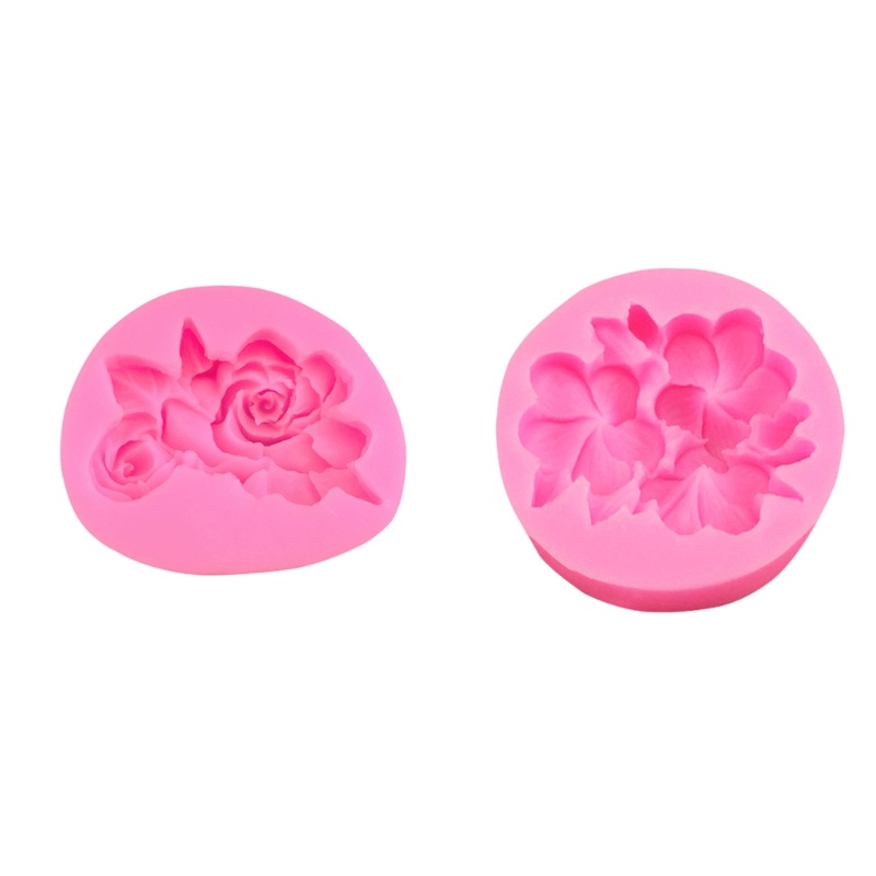 Khuôn Làm Kẹo Đường Hình Hoa Trang Trí Bánh Kem DIY