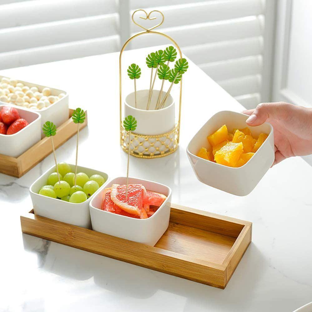 Tăm Xỉa Răng Trang Trí Bánh Sandwich Hawaiian Nhiệt Đới