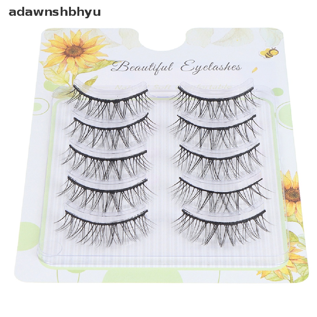 Bộ 5 Cặp Lông Mi Giả Dài Và Dày Tự Nhiên adawnshbhyu