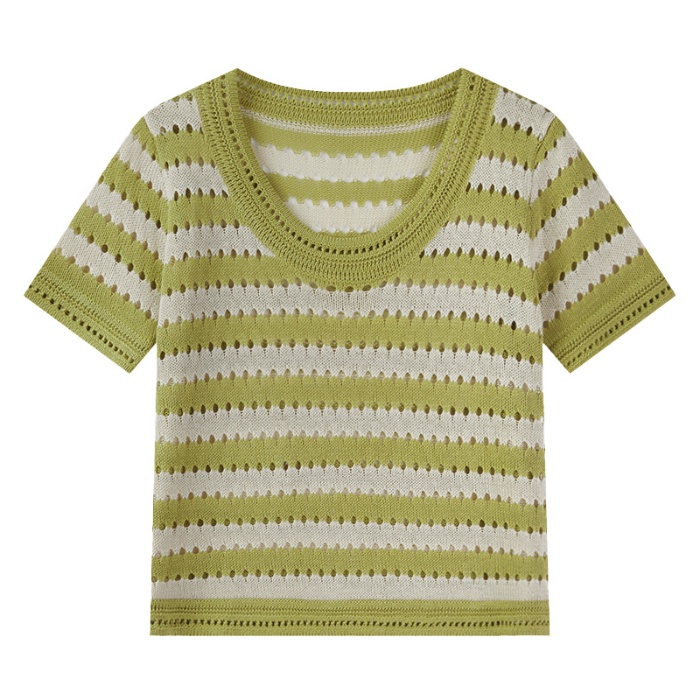 NRVP Áo Thun Tay Ngắn Dáng Ôm In Họa Tiết Độc Đáo Thời Trang Đường Phố Hàn Quốc Cho Nữ